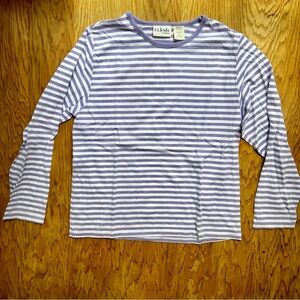 LL Kids Purple Striped Long Sleeve Shirt
